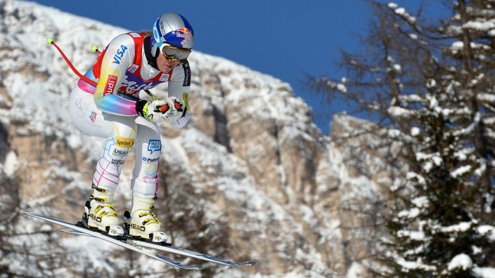 Abfahrt der Frauen in Cortina d'Ampezzo: Sieg beim Comeback: Lindsey Vonn schlägt Tina Maze.