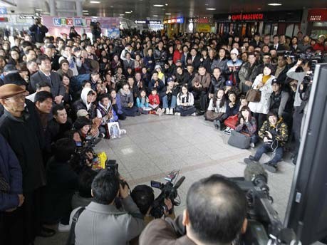 Südkorea im Olympia-Fieber;Reuters