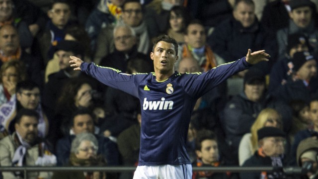 Madrid gegen Valencia: Christiano Ronaldo feiert