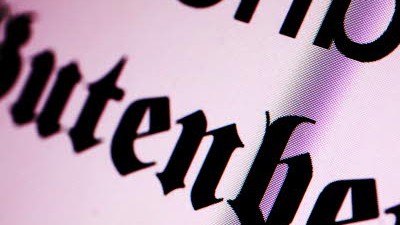 Typographie im Internet: Für Gutenberg haben sich Effizienz und Form, Technik und Ästhetik nicht ausgeschlossen. Das war einmal.