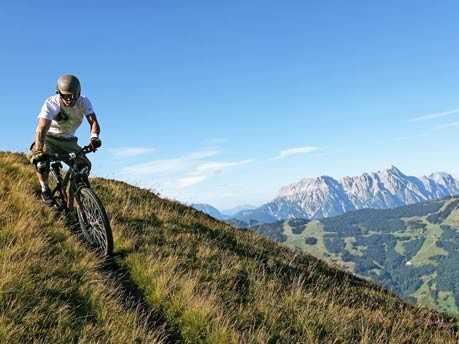 Mountainbike Berge Saalbach-Hinterklemm Österreich, Christian Penning