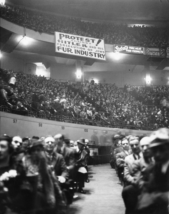 Protest gegen NS-Politik des Antisemitismus n den USA, 1933 SZ Photo