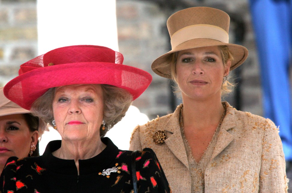 Königin Beatrix und Kronprinzessin Maxima