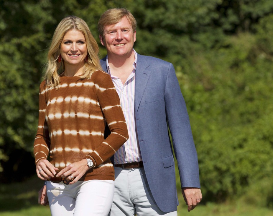 File photoPrince Willem-Alexander of the Netherlands and his wife Princess Maxima during the annual summer photocall in Wassenaar