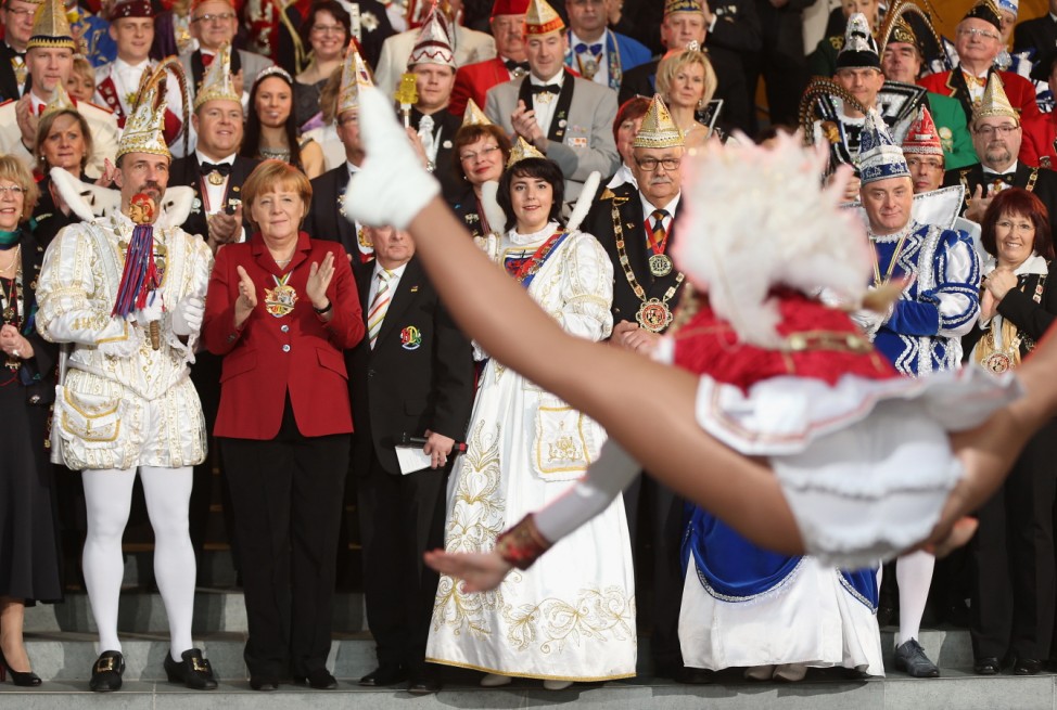 Merkel Receives Carnival Delegations
