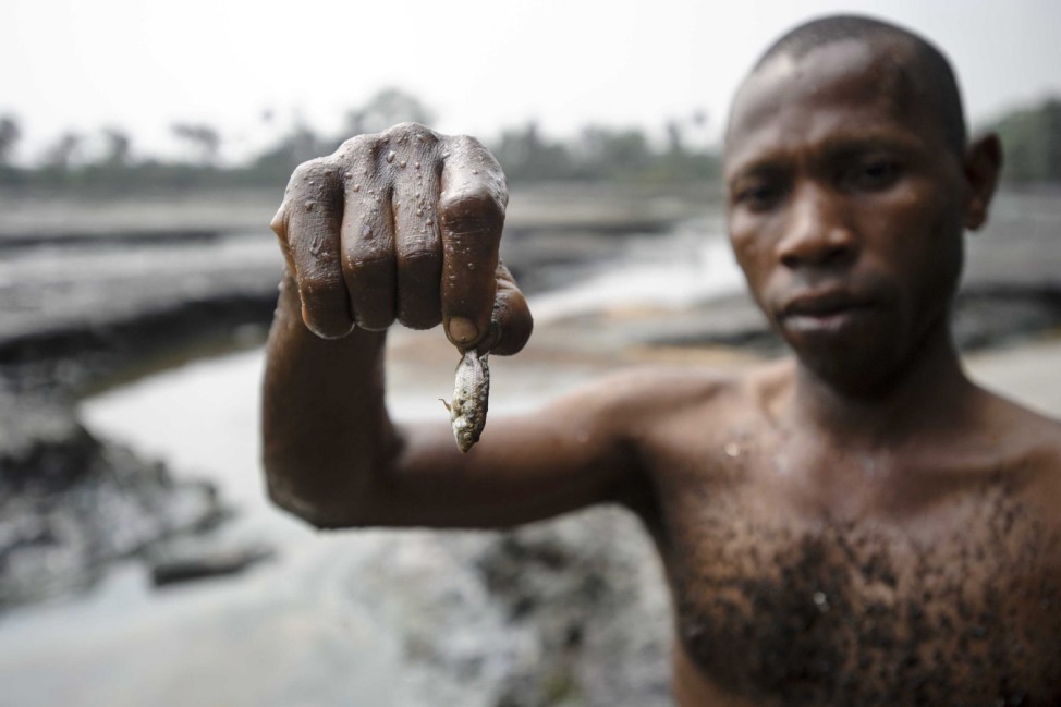 Local Nigerian farmers take Shell to court in a landmark pollluti