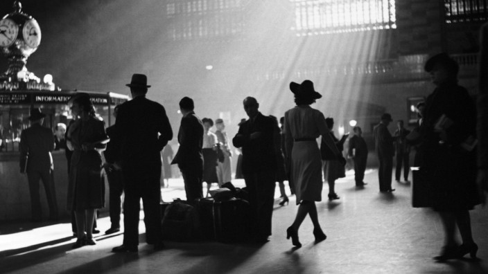 Commuters walk through New York's Grand Central Station in this undated handout photo