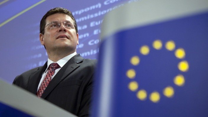 EU-Kommissar  Sefcovic zu einer europäischen Bürgerinitiative