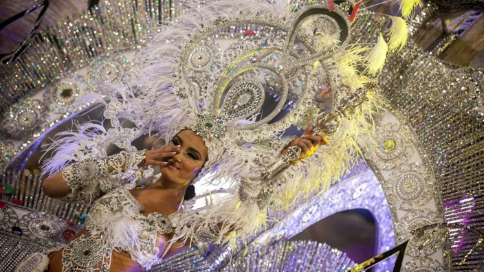 Karneval Kanaren Las Palmas Karnevalskönigin