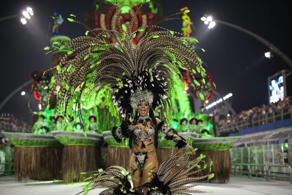 Carnival parade in Sao Paulo, Brazil
