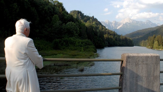 Papst Benedikt XVI in den Dolomiten