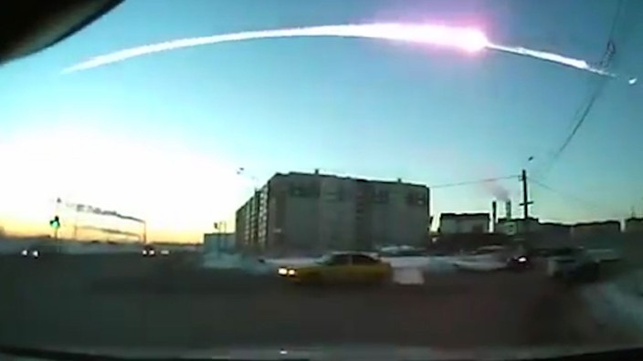 Meteoriteneinschlag im russischen Tscheljabinsk