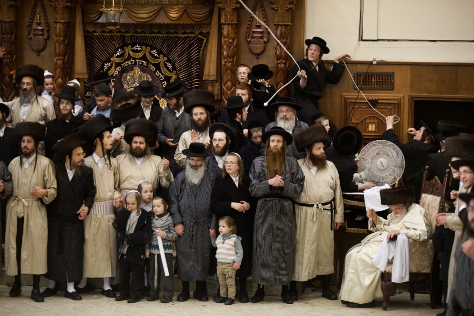 Ultra Orthodox Jews Inaugurate a Torah Scroll