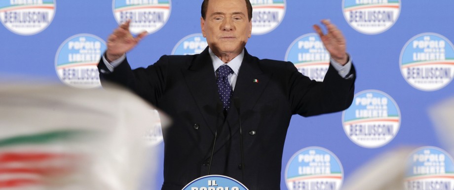 Italien Wahlen Silvio Berlusconi Mario Monti Guido Westerwelle Foza Italia