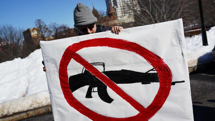 Rally Calling For Safer Gun Legislation Held In Hartford