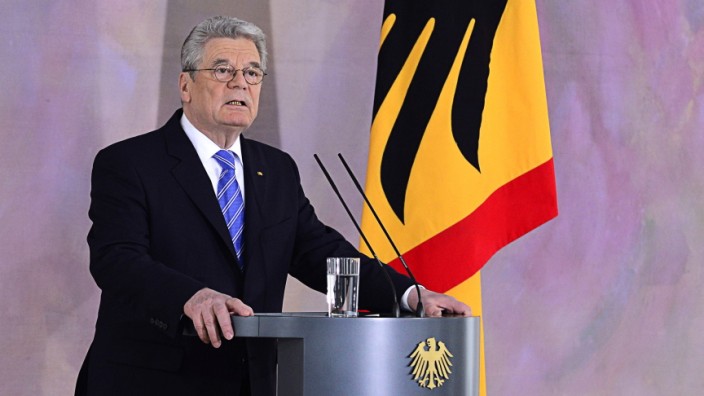 Bundespräsident Joachim Gauck Berlin