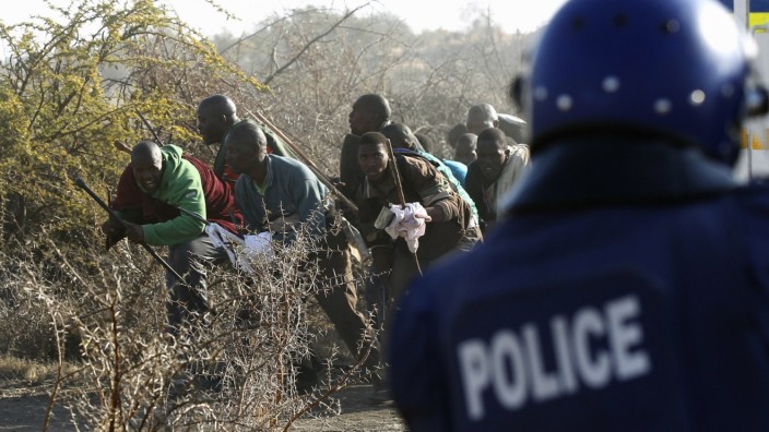 Polizei Südafrika REUTERS NEWS PICTURES - IMAGES OF THE YEAR 2012
