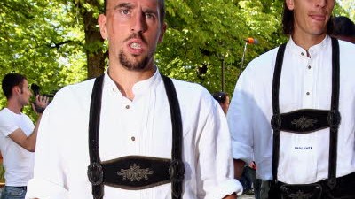 Sport kompakt: Ein Franzose in Lederhosen: Franck Ribéry.