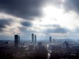 Münchner Skyline mit Hochhäusern, 2013