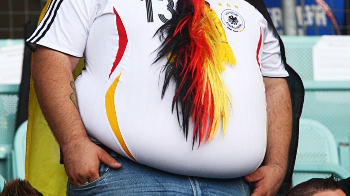 Fußball Fan Fettleibigkeit in Brasilien