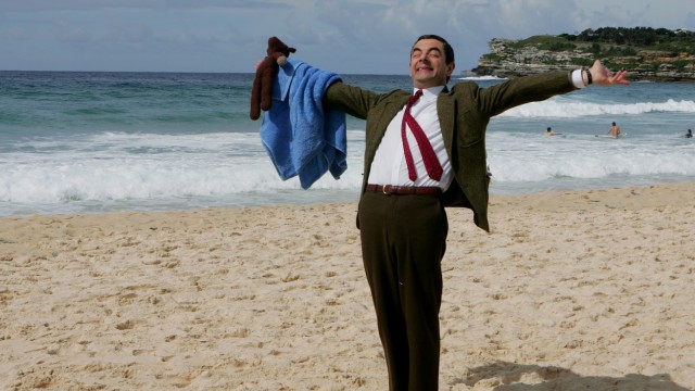 TV-Tipps am Tag des Viertelfinales: Urlaub an der Côte d'Azur: Rowan Atkinson als Mr. Bean in "Mr. Bean macht Ferien".