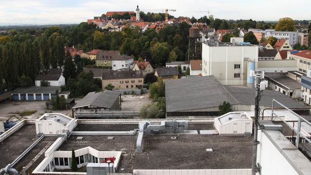 MD-Gelände: 17 Hektar in bester Innenstadtlage: das Gelände der früheren MD-Papierfabrik am Fuß der Altstadt.