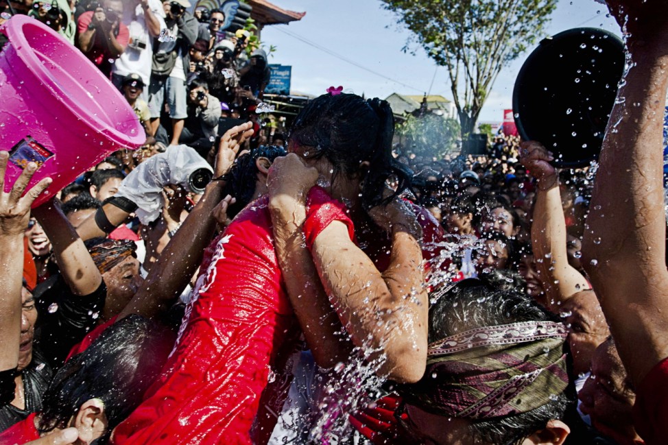 Annual Kissing Festival Celebrated In Bali