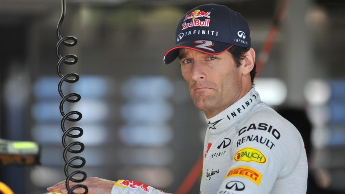 Red-Bull-Pilot Mark Webber: Red Bulls Mark Webber: kennt seinen Stand im Konzern