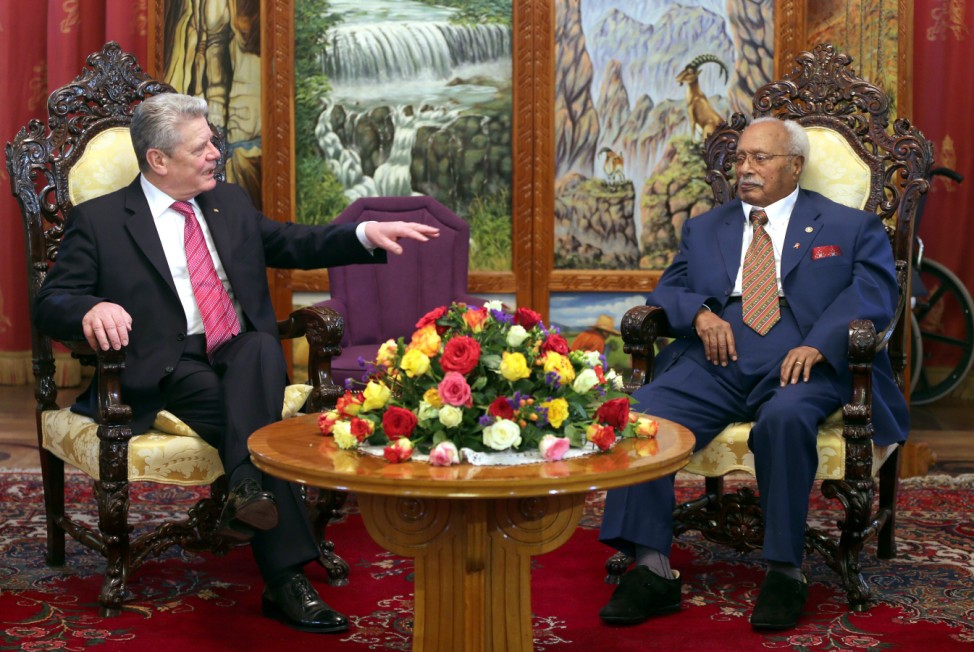 Gauck in Äthiopien