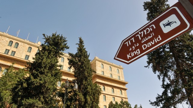 King David Hotel in Jerusalem: In welchem Zimmer wird er schlafen? Wegweiser zum King David Hotel.