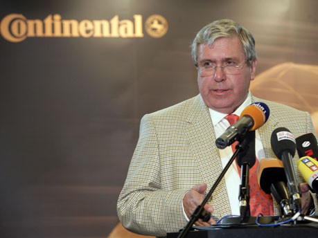 Werner Bischoff, stellvertretender Vorsitzender des Aufsichtsrats der Continental AG, Foto: AP