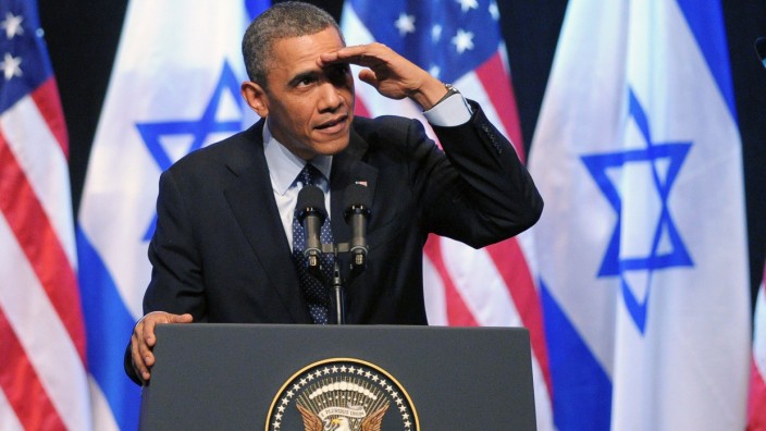 Obama in Israel: Was ist der richtige Weg in Nahost? Präsident Obama will ihn jedenfalls nicht mit Waffen gehen.