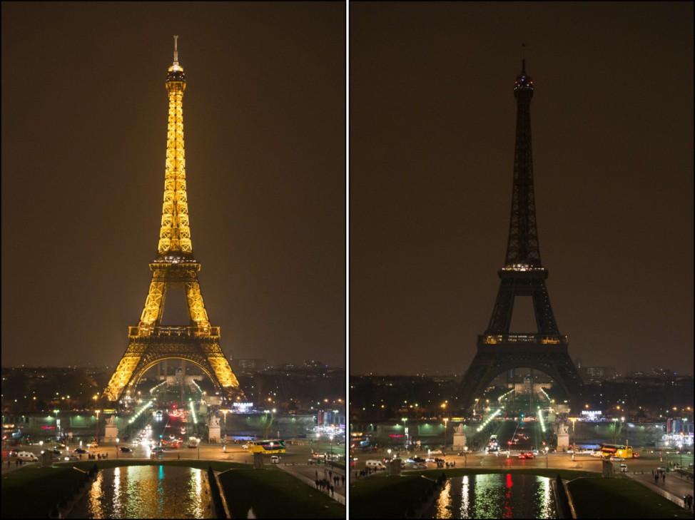 FRANCE-CLIMATE-WARMING-EARTHHOUR