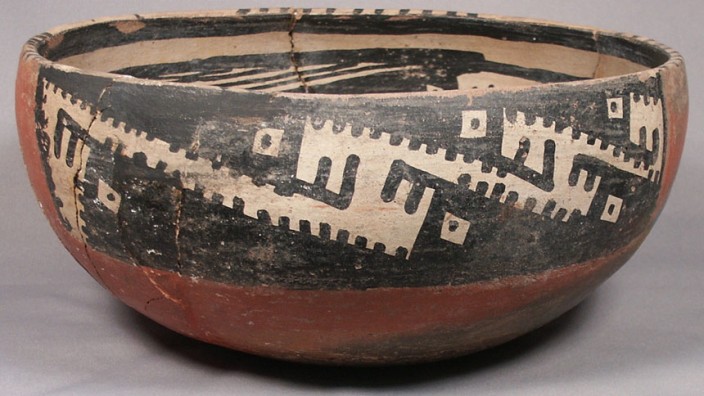 Die  Ureinwohner Nordamerikas tauschten Artefakte  und Keramik wie diese Schale untereinander aus.