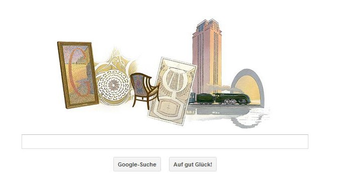 Henry van de Velde, Google Doodle