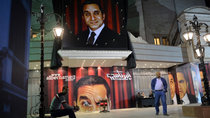 Ägyptischer Satiriker Bassem Jussef: Als Satiriker machte Bassem Youssef auch vor der ägyptischen Militärregierung keinen Halt. Nun wurde seine Sendung abgesetzt.