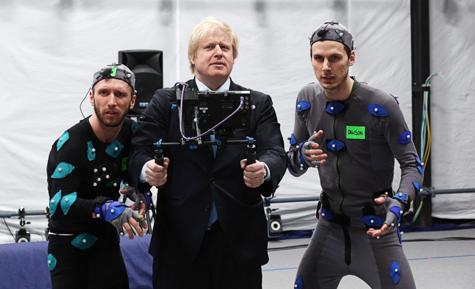 BESTPIX Mayor Of London Boris Johnson Visits The Ealing Studios