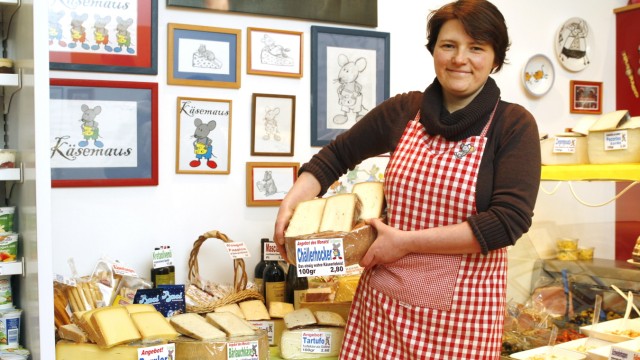 Spezielle Lebensmittelläden: Ivonne Schulz in ihrer Käsemaus.