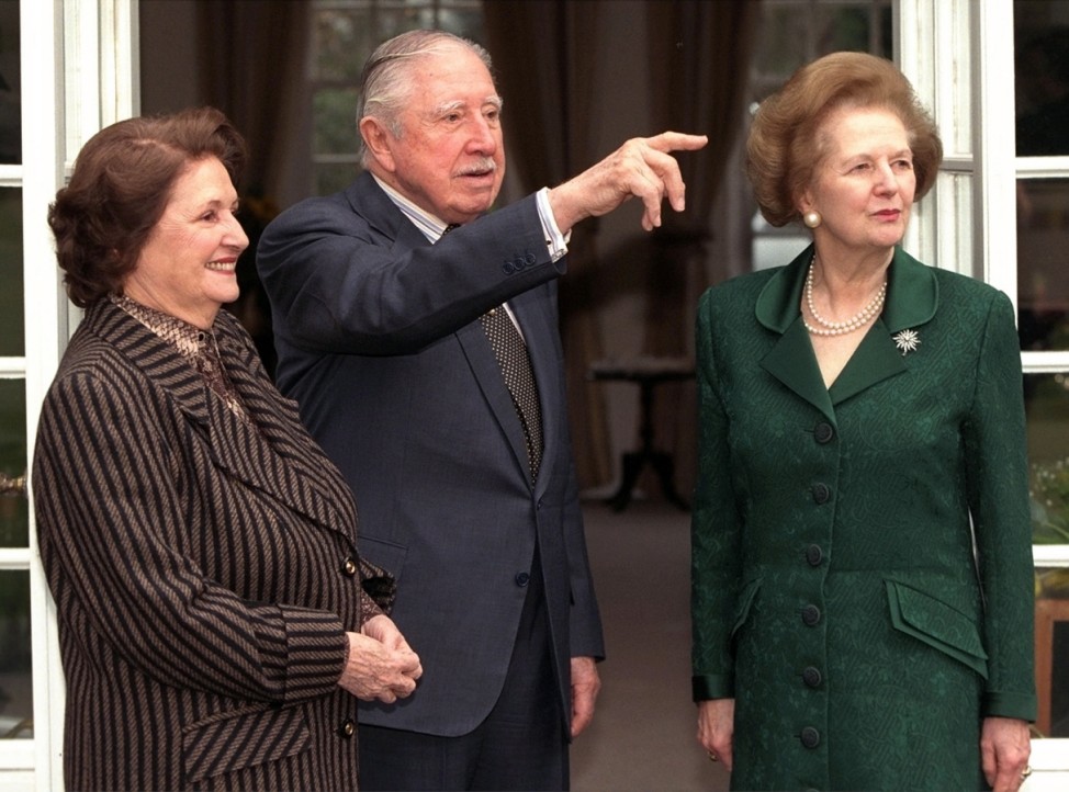 LADY THATCHER MEETS GENERAL PINOCHET IN WENTWORTH