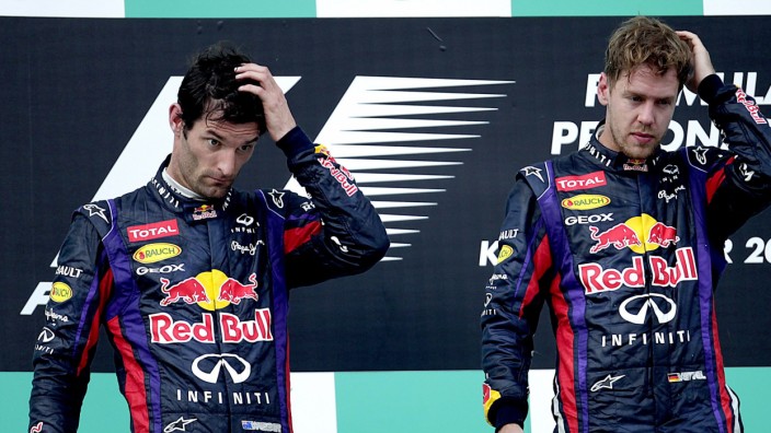 Webber und Vettel