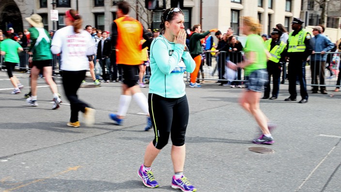 Teilnehmer am Boston-Marathon Anschlag, Bomben, USA, US-Präsident Barack Obama