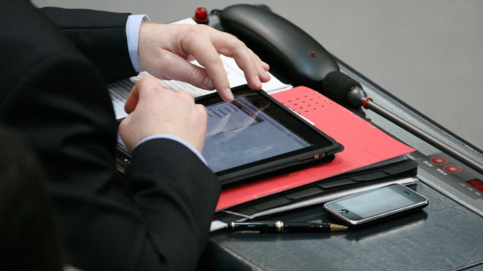 iPad im Bundestag