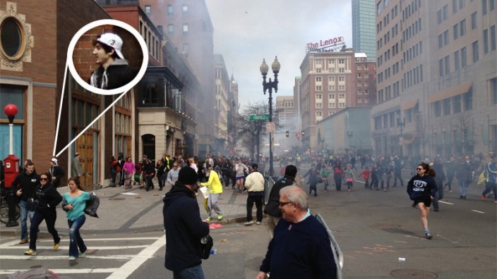 Boston Anschlag David Green Foto, Smartphone, Boston Marathon, FBI, USA