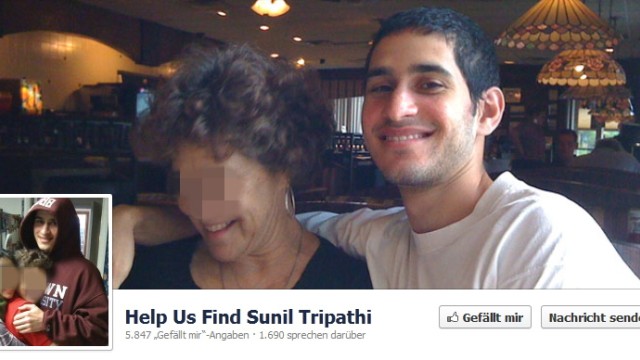 Sunil Tripathi, Boston Anschlag