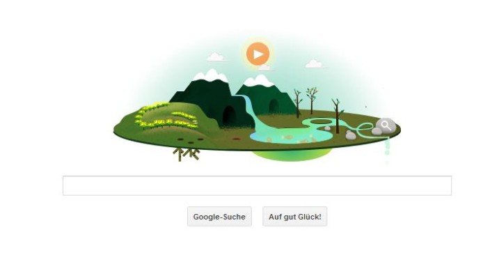 Google Doodle Tag der Erde 2013 Earth Day