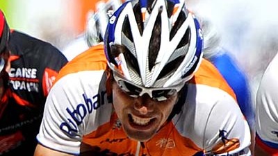 Radsport: Oscar Freire ist während der 13. Etappe von Schüssen getroffen worden.