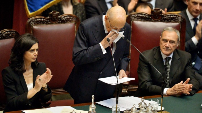 Giorgio Napolitano, Präsident, Italien