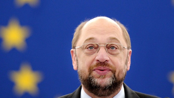 Präsident des Europäischen Parlaments, Martin Schulz, fordert Wachstumsperspektiven in Europa und ein Ende des Spardiktats