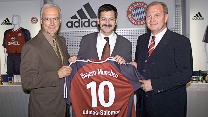 Adidas FC Bayern München, Franz Beckenbauer, Herbert Hainer, Uli Hoeneß