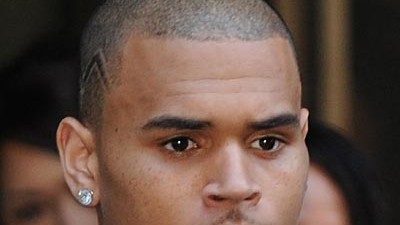 Chris Brown vs. Rihanna: Chris Brown nach der Urteilsverkündung in Los Angeles: Gefasst, aber nicht gleichgültig.